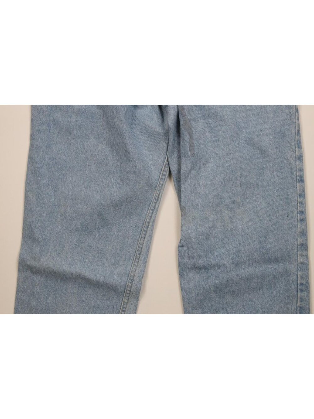 Vintage 90s Eddie Bauer Mens 40x30 Distressed Baggy Fit Tapered Leg Jeans Blue - Picture 11 of 14